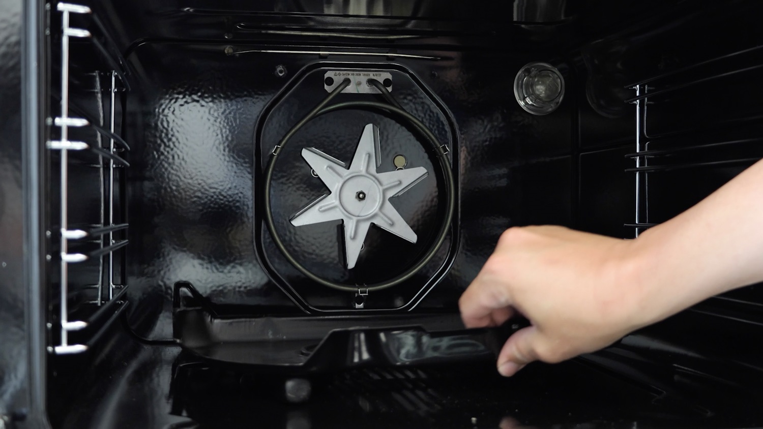 Remove internal back plate